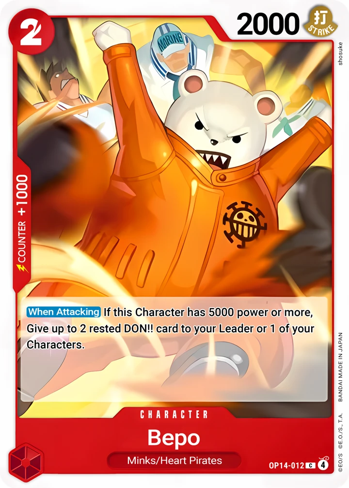 Bepo (OP14-012) One Piece card