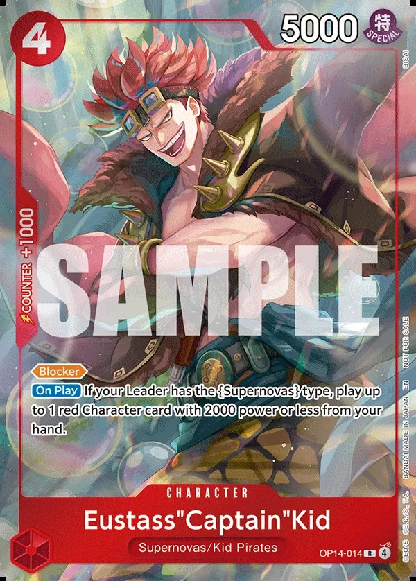 Eustass"Captain"Kid (OP14-014_p3) Alt Art One Piece card