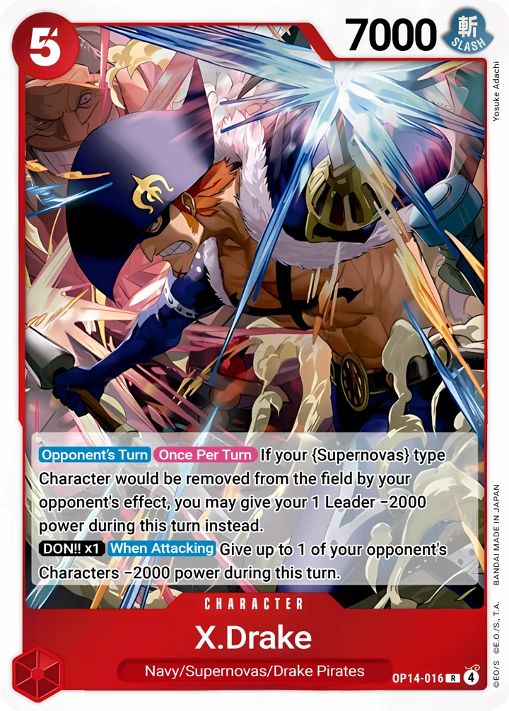 X.Drake (OP14-016) One Piece card