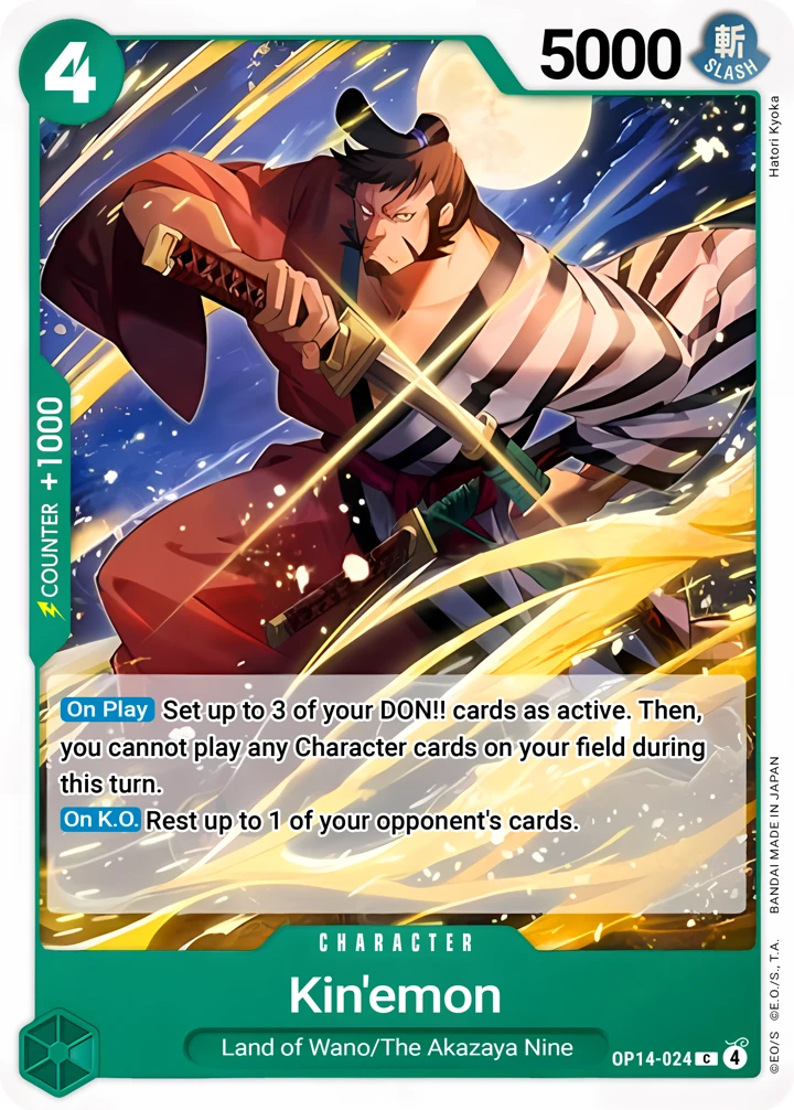 Kin'emon (OP14-024) One Piece card