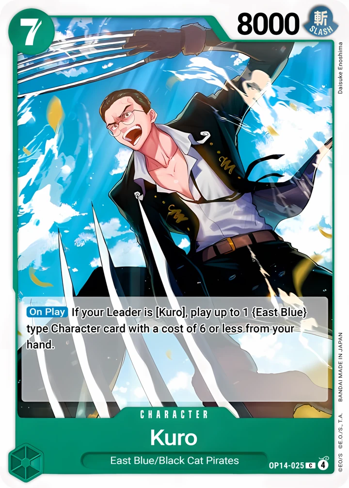 Kuro (OP14-025) One Piece card