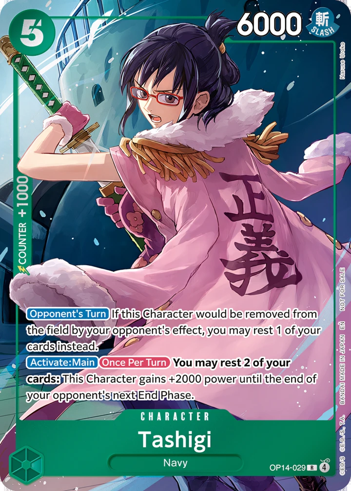 Tashigi (OP14-029_p1) SP One Piece card