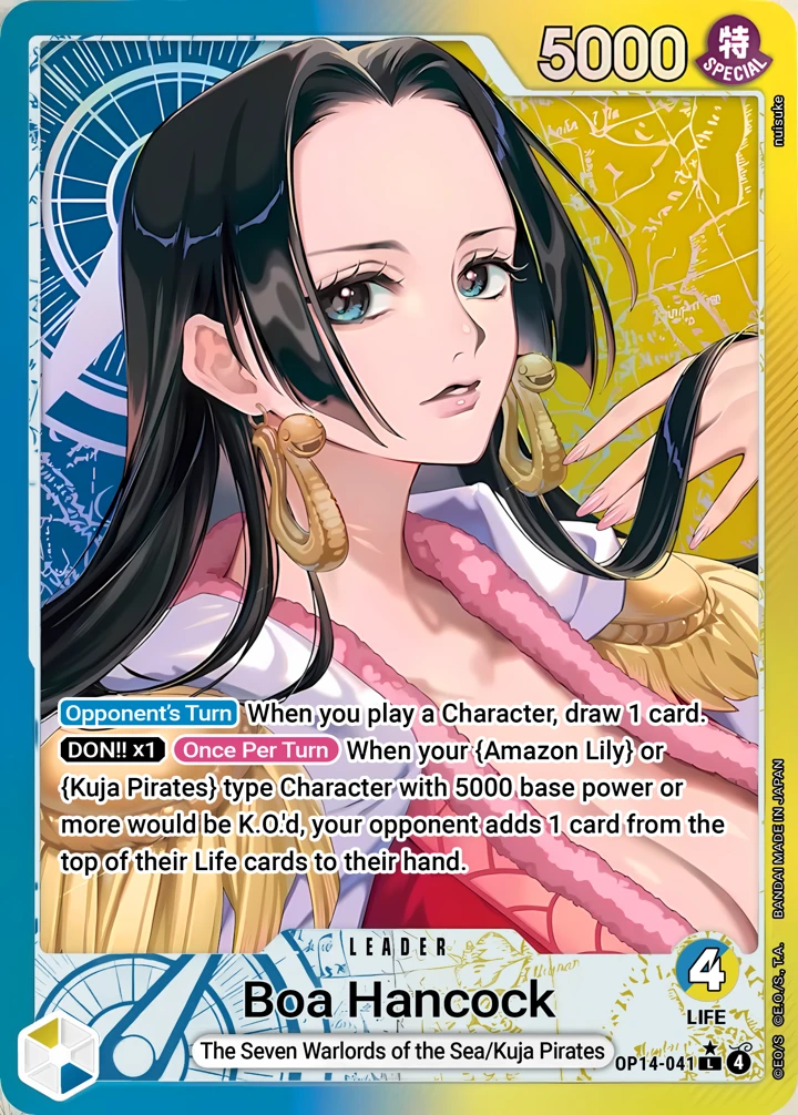 Boa Hancock (OP14-041_p1) Alt Art One Piece card