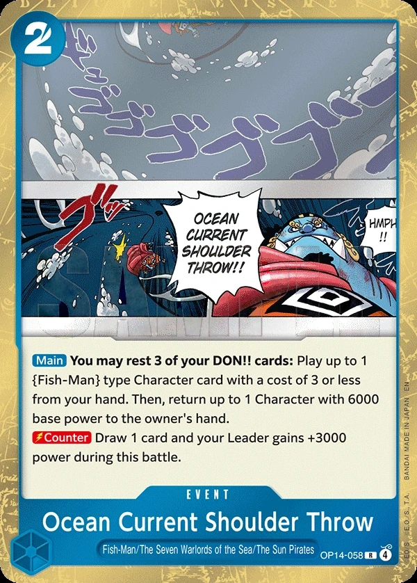 Ocean Current Shoulder Throw (OP14-058) One Piece card