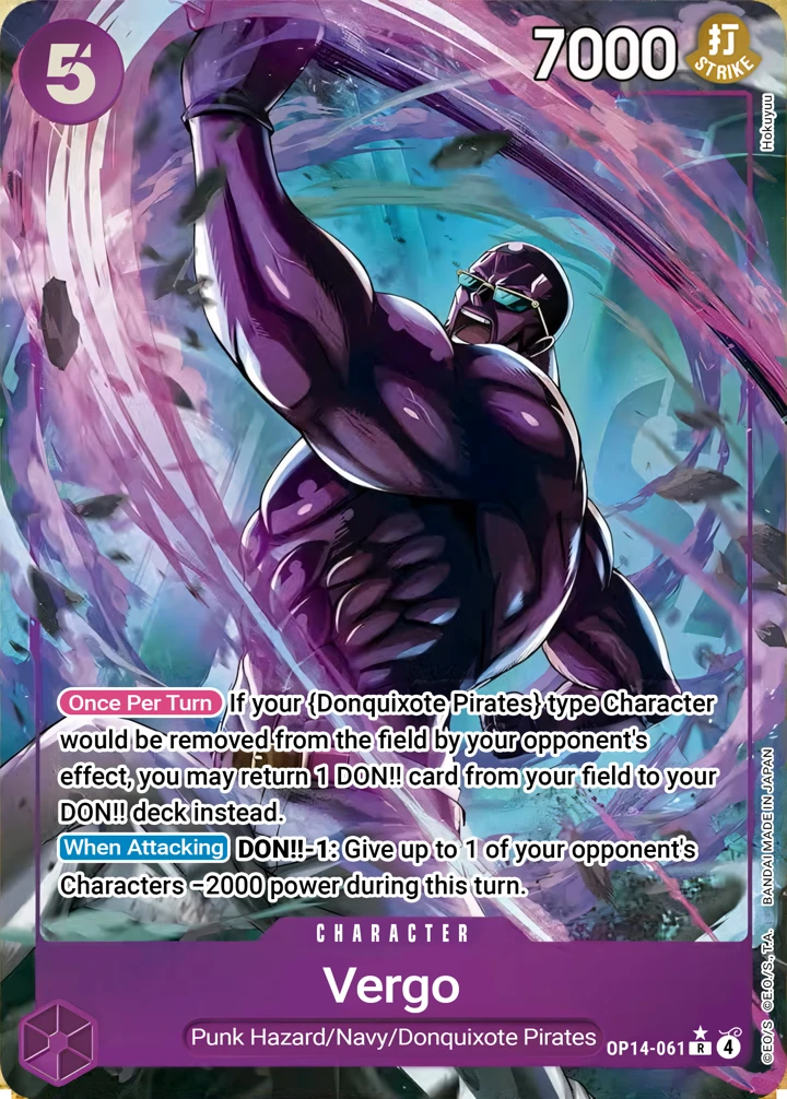 Vergo (OP14-061_p1) Alt Art One Piece card