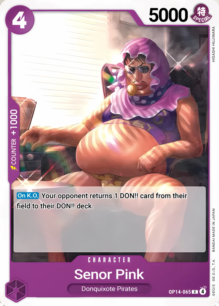 Senor Pink (OP14-065) One Piece card