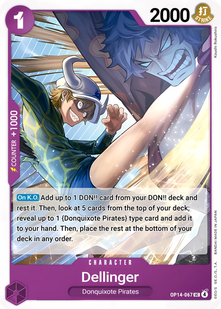 Dellinger (OP14-067) One Piece card
