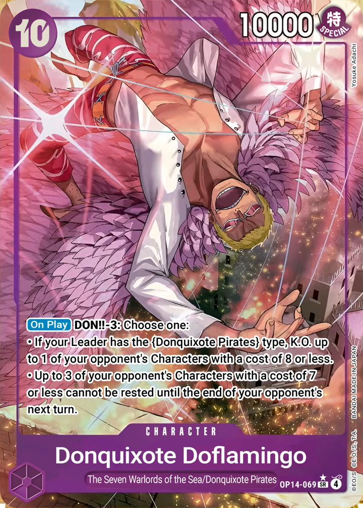 Donquixote Doflamingo (OP14-069_p1) Alt Art One Piece card