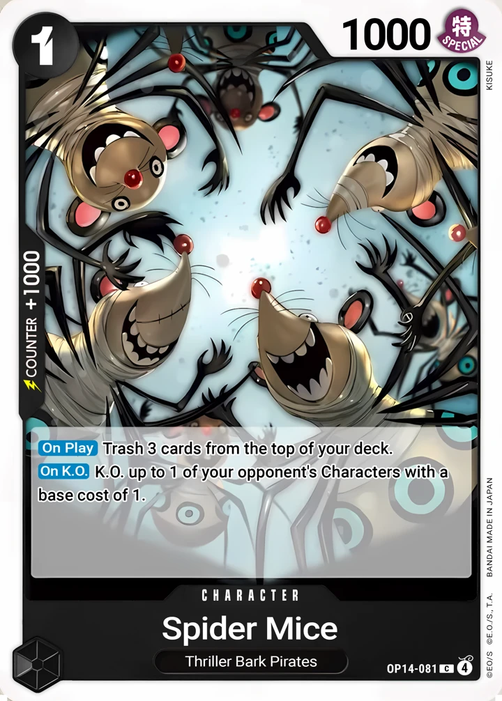Spider Mice (OP14-081) One Piece card