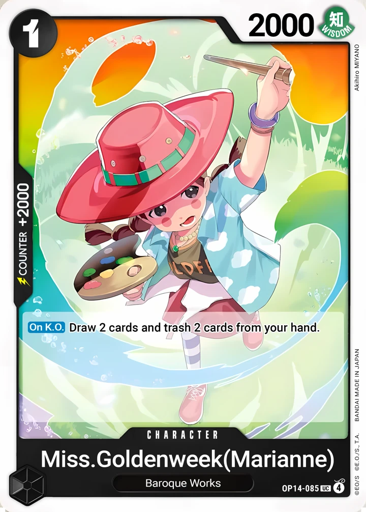 Miss.Goldenweek(Marianne) (OP14-085) One Piece card