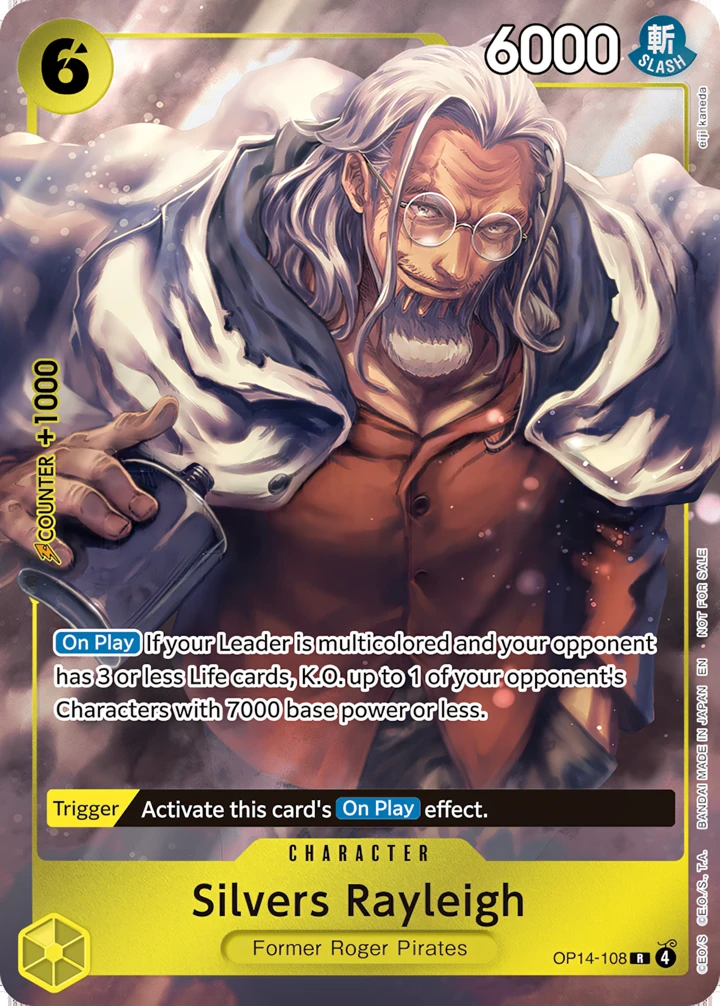 Silvers Rayleigh (OP14-108_p1) Alt Art One Piece card