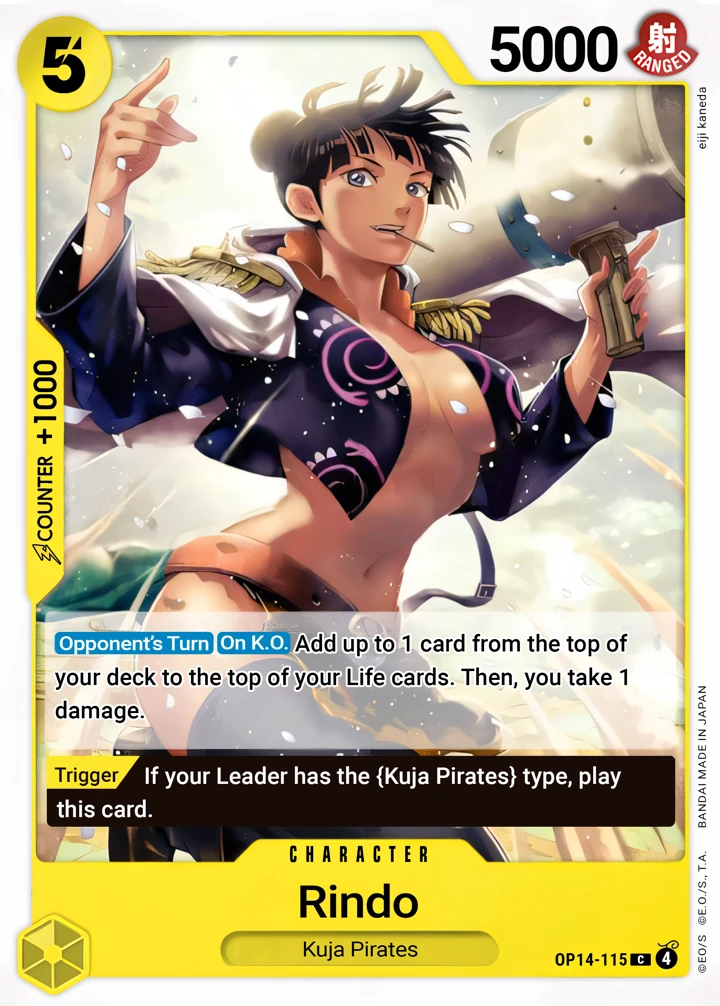 Rindo (OP14-115) One Piece card