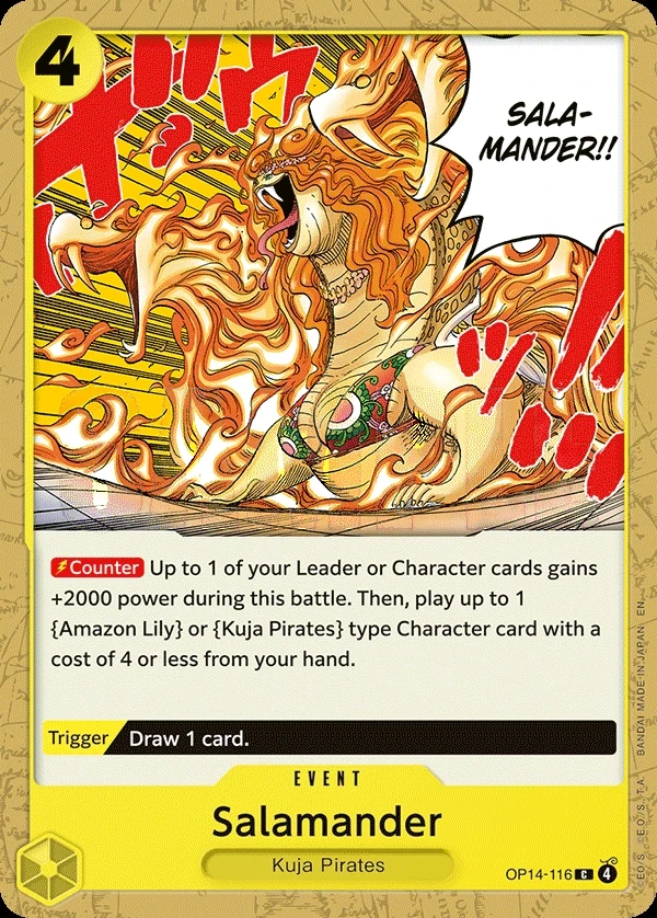 Salamander (OP14-116) One Piece card