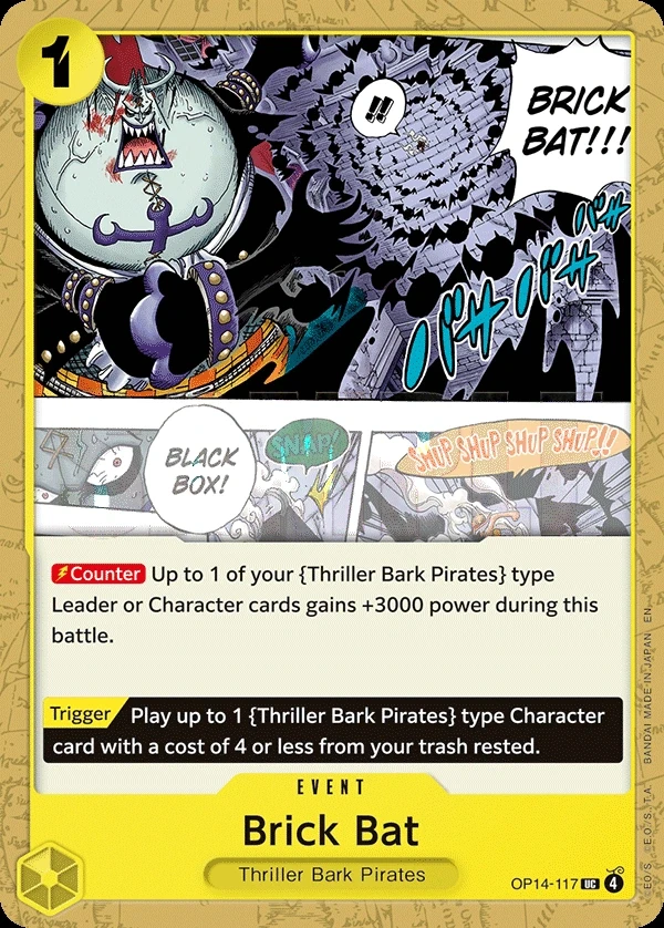 Brick Bat (OP14-117) One Piece card