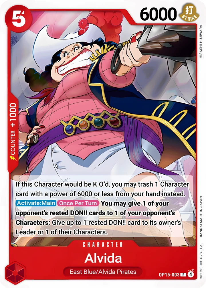 Alvida (OP15-003) One Piece card