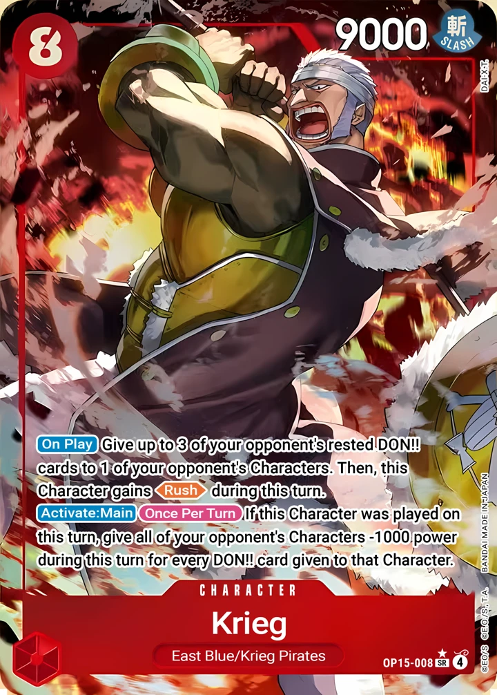 Krieg (OP15-008_p1) Alt Art One Piece card