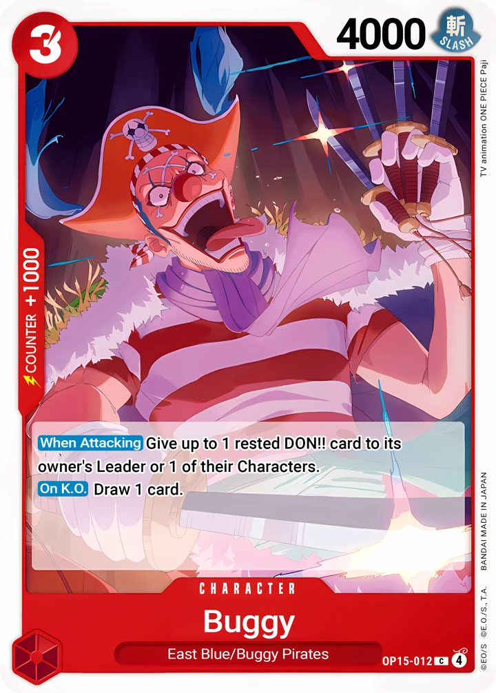 Buggy (OP15-012) One Piece card