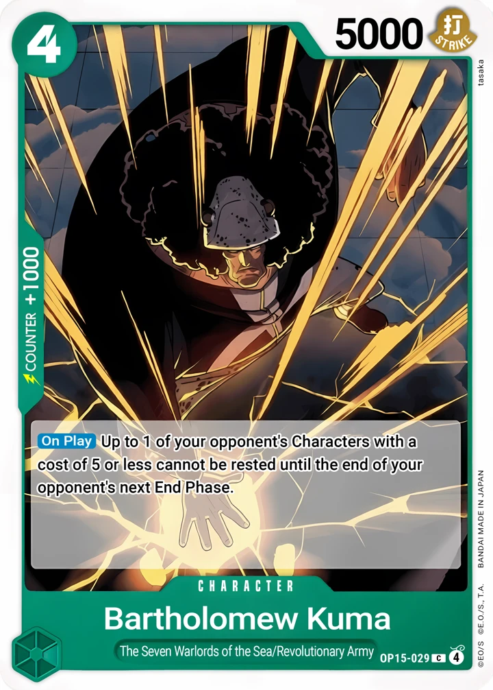 Bartholomew Kuma (OP15-029) One Piece card
