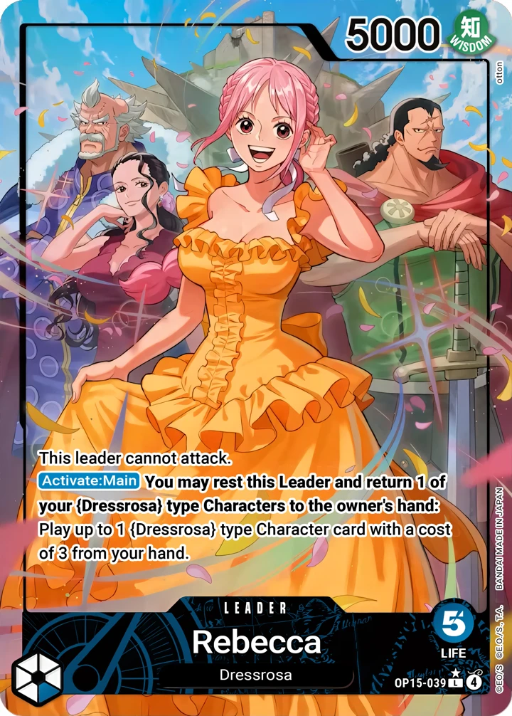 Rebecca (OP15-039_p1) Alt Art One Piece card