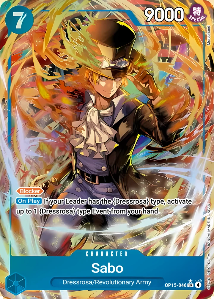 Sabo (OP15-046_p1) Alt Art One Piece card