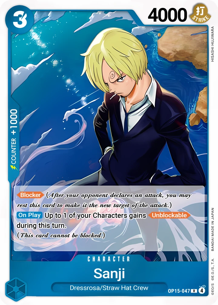 Sanji (OP15-047) One Piece card