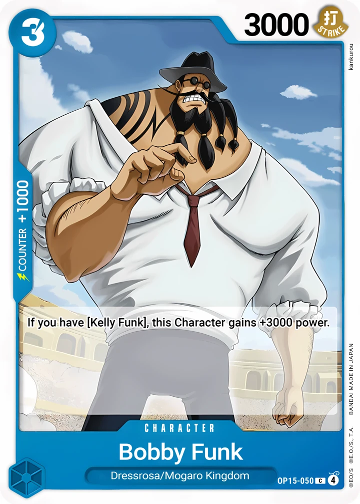 Bobby Funk (OP15-050) One Piece card