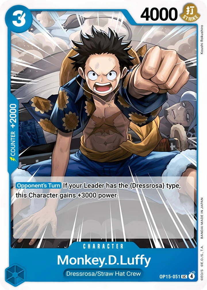 Monkey.D.Luffy (OP15-051) One Piece card