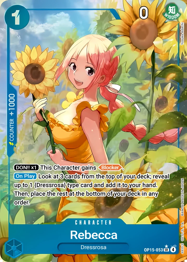 Rebecca (OP15-053_p1) Alt Art One Piece card