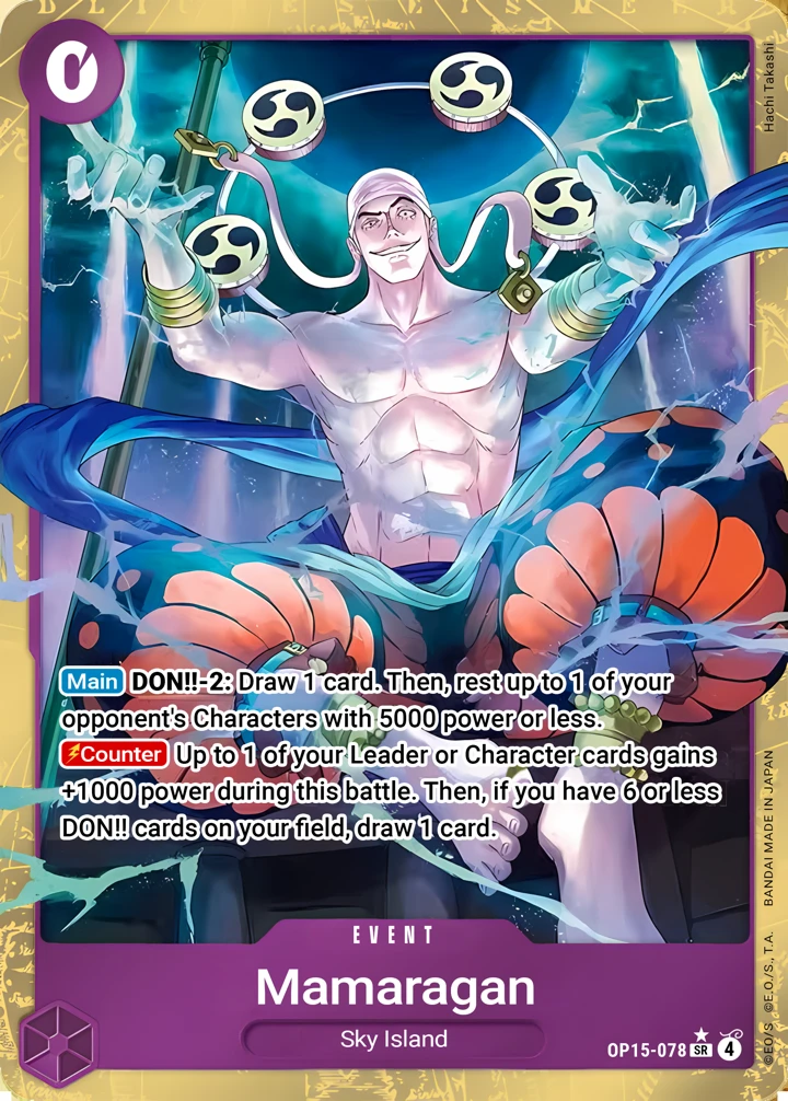 Mamaragan (OP15-078_p1) Alt Art One Piece card