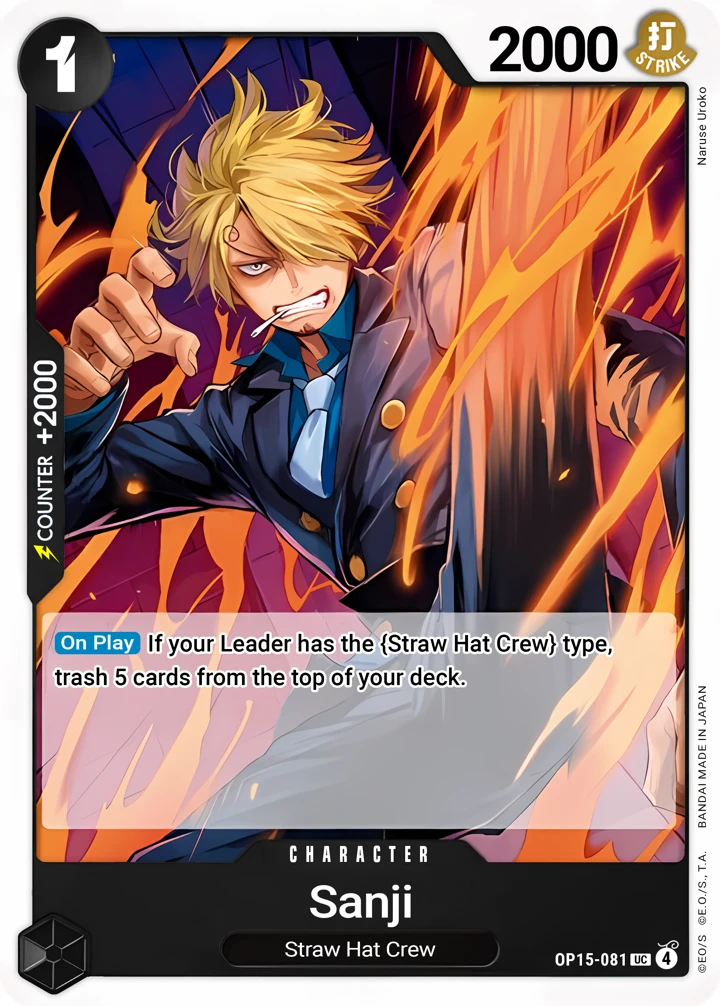 Sanji (OP15-081) One Piece card