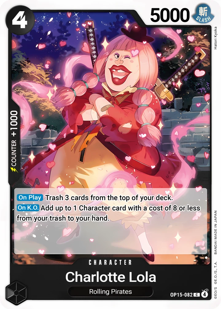 Charlotte Lola (OP15-082) One Piece card