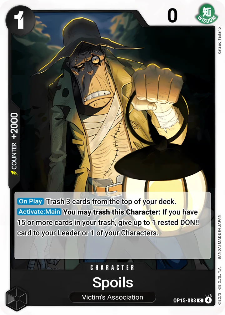 Spoil (OP15-083) One Piece card