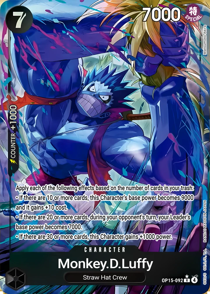 Monkey.D.Luffy (OP15-092_p1) Alt Art One Piece card