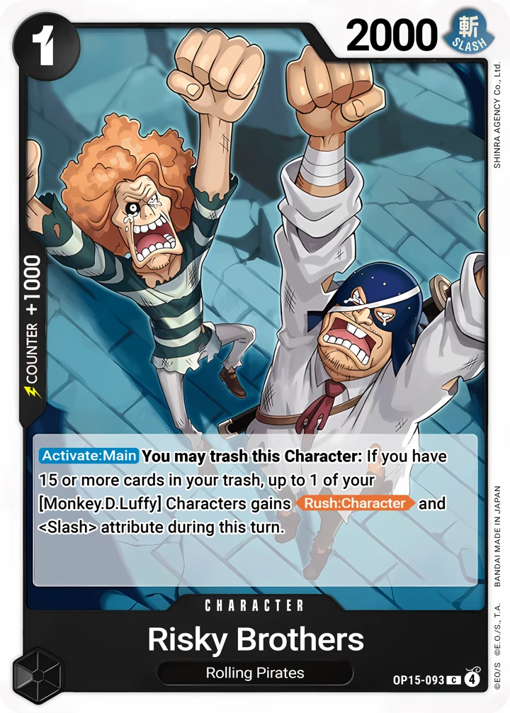 The Risky Brothers (OP15-093) One Piece card