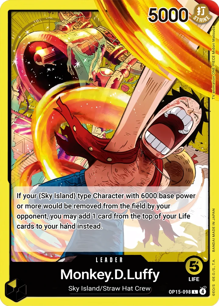 Monkey.D.Luffy (OP15-098) One Piece card