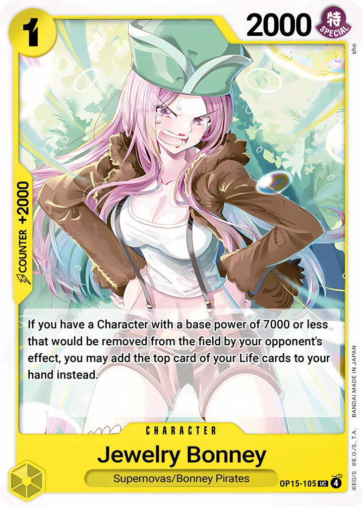 Jewelry Bonney (OP15-105) One Piece card
