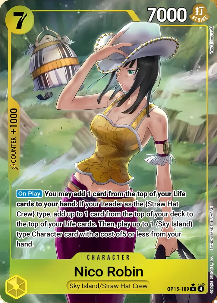 Nico Robin (OP15-109_p1) Alt Art One Piece card