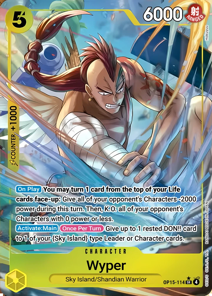 Wyper (OP15-114_p1) Alt Art One Piece card