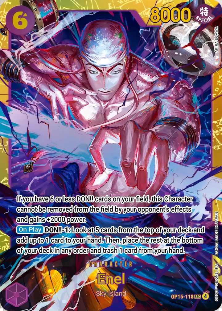 Enel (OP15-118) One Piece card