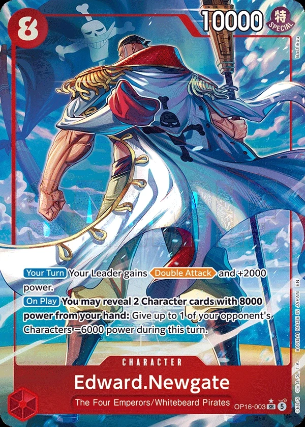 Edward.Newgate (OP16-003_p1) Alt Art One Piece card