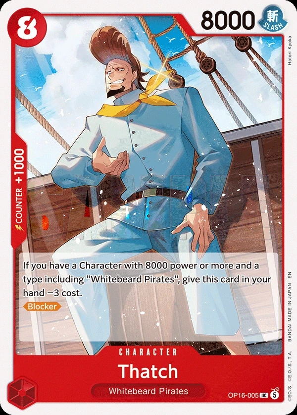 Thatch (OP16-005) One Piece card