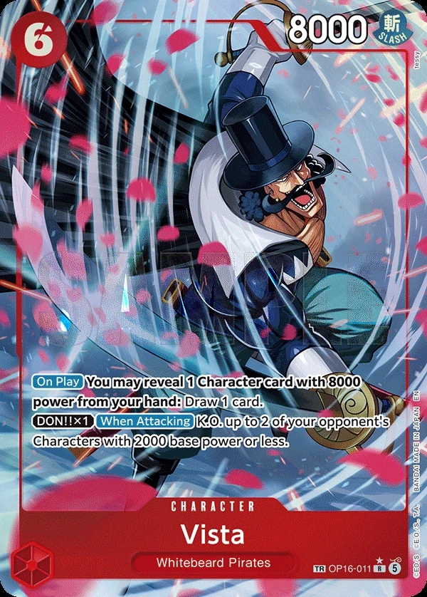 Vista (OP16-011_p1) TR One Piece card