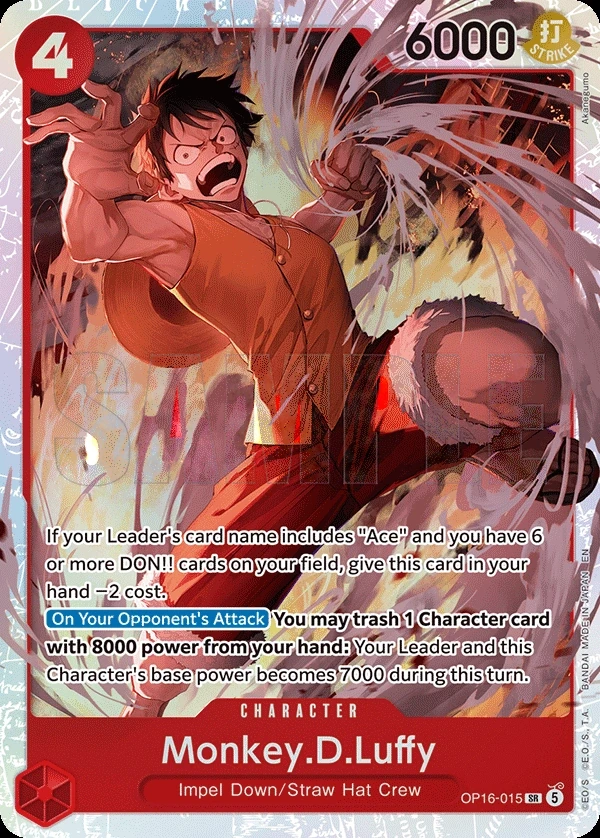 Monkey.D.Luffy (OP16-015) One Piece card