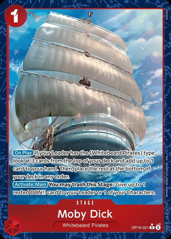 Moby Dick (OP16-021_p1) Alt Art One Piece card