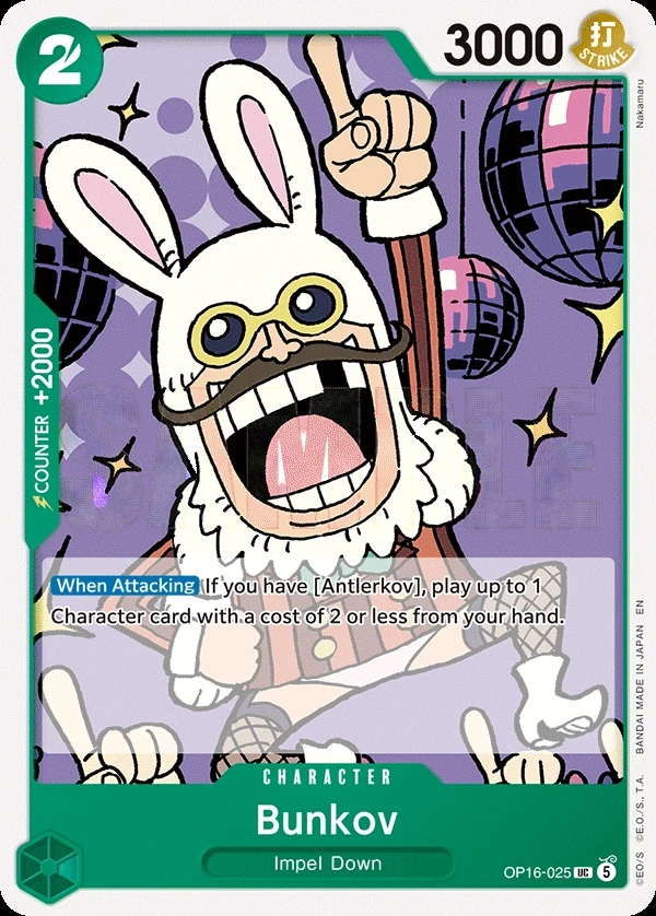 Bunkov (OP16-025) One Piece card