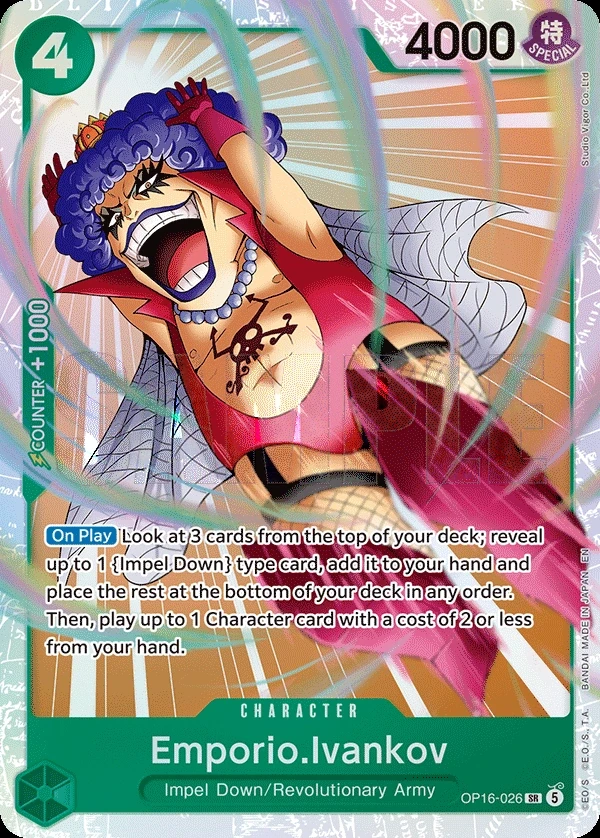 Emporio.Ivankov (OP16-026) One Piece card