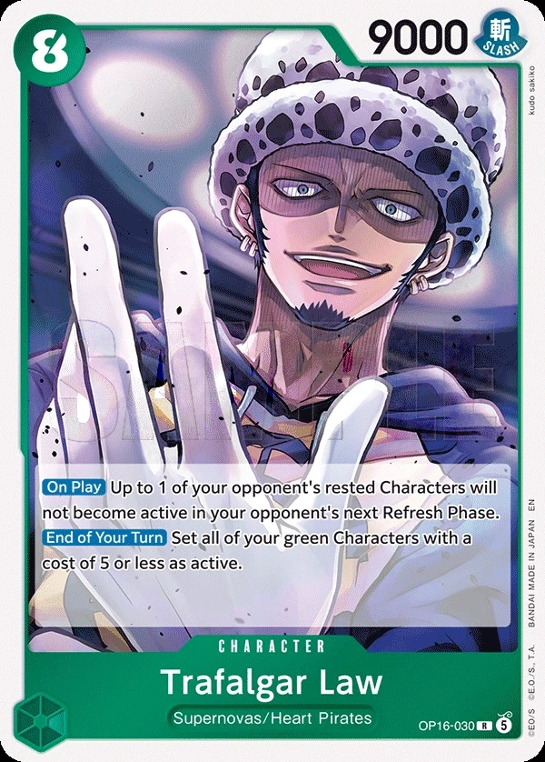 Trafalgar Law (OP16-030) One Piece card