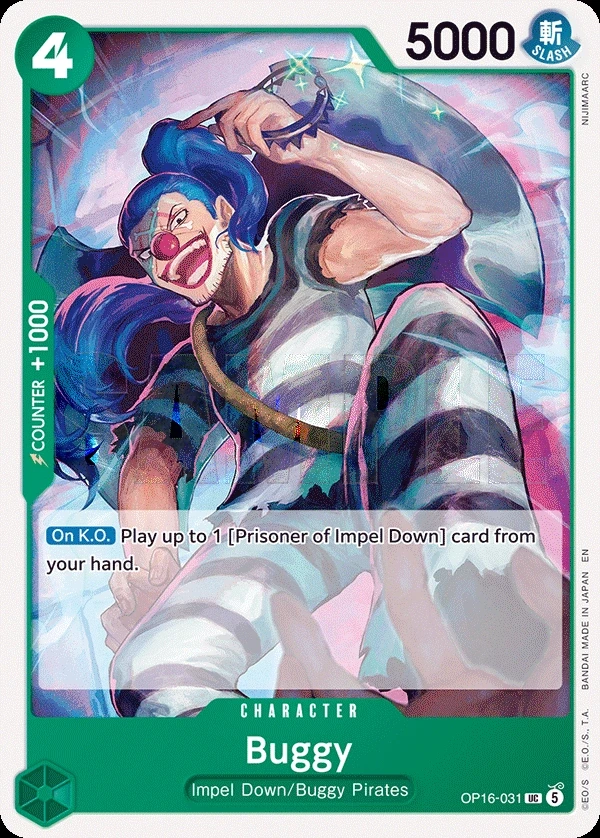 Buggy (OP16-031) One Piece card