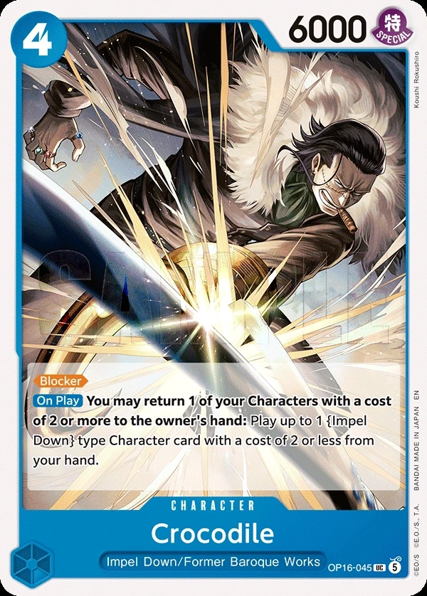 Crocodile (OP16-045) One Piece card