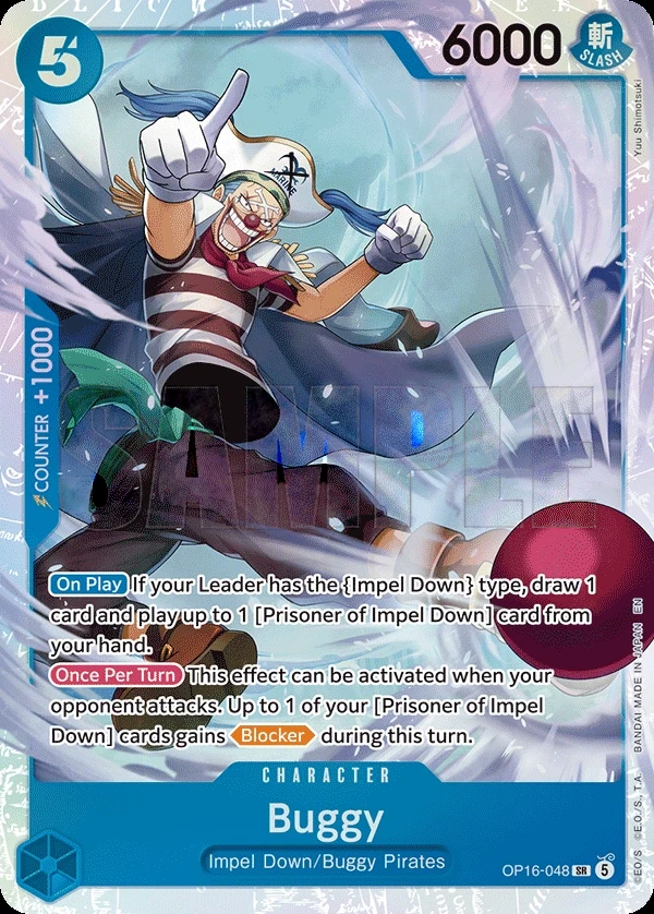 Buggy (OP16-048) One Piece card
